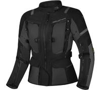 SHIMA HERO 2.0 Blouson Moto Femme -Toute l'année Veste Moto Touring en Cordura textile avec membrane imperable couche chauffante, protections CE, réglage de la largeur (Noir, S)