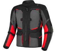 SHIMA Hero 2.0 veste textile de moto imperméable, noir-rouge, taille M pour homme