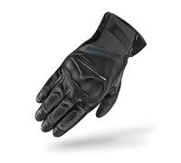 SHIMA Hero GLV Gants Moto Homologué Homme Cuir Court Ete Ventilé Protecteur Perforé Gant Protecion Norme Touchscreen Sport Ventilation Scooter Trotinette Motocyclette (Homme, Noir, L)