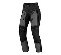 SHIMA Hero Lady 2.0 Pantalon Moto Femme - Biker Pantalon Cargo Touring Hommes, Renforcé, Coupe Régulière et Cordura Textil avec Membrane Imperable, Couche Chauffante, Protection Genoux (Gris, XS)