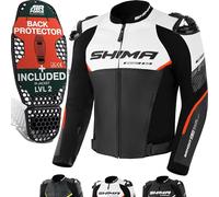 SHIMA Homme Bandit 2.0 Combinaison De Moto, Veste/rouge, 52 EU