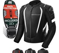 SHIMA Mesh Pro 2.0 Blouson textile de moto, noir-blanc, taille XL pour homme