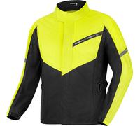 SHIMA HydroDry 2.0 Veste de pluie moto, noir-jaune, taille XL pour homme