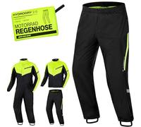 SHIMA HYDRODRY 2.0 Veste Pantalon Moto Imperméable Homme Femme pour Combinaison Ensemble Respirant Réfléchissant Vetement Tenue Eau Protection (Pantalons Unisex, Fluo, M)