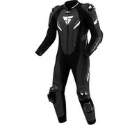 SHIMA Hyper RS Combinaison de moto en cuir une pièce perforée, Noir/Blanc, Taille 58