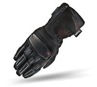 SHIMA INVERNO Gants Moto Homme - Gants Toute L'année, Imperméables, Touchscreen, Isolés avec Protection Articulations et Doigts, Glissières Palmiers, Paume Renforcée (Noir, L)