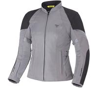 SHIMA Jet imperméable à l’eau dames moto textile veste, gris, taille XS pour femmes
