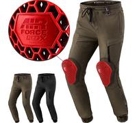 SHIMA JOGGSTER Pantalon Moto Homme Homologué Genouillères AIRFORCE Pantalon De Moto Armure Textile Protection Ajustable Genoux Renforcé Airflow Grande Taille (Masculin, Khaki, 34)