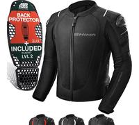 SHIMA MESH PRO Veste Moto Homme Homologué AIRFORCE Dorsale Blouson Armure Protecion Vestes Ventilation Textile Vetement Ete Touring Motos Aventure équipements Mesh Jacket (Hommes, Noir, 3XL)