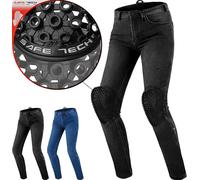 SHIMA Metro Jeans de moto pour dames, noir, taille 30 pour femmes