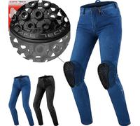 SHIMA Metro Pantalon Moto Femme Homologué Genouillères Airforce Pantalon De Moto Jean Armure Textile Protection Genoux Renforcé Airflow Jeans Grande Taille (Femmes, Bleu, 30/30)