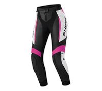 SHIMA Miura 2.0 Pantalon de moto - Cuir, femmes, pantalon de sport avec protections des hanches et des genoux, cuir perforé, panneaux élastiques, pour combinaison 2 pièces (32, Rose)