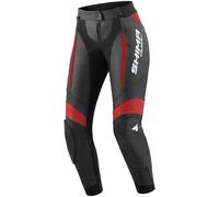 SHIMA Femme Miura 2.0 Pantalon de moto, Noir/Rouge, 38 EU