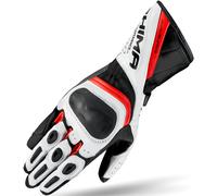 SHIMA Miura perforé Gants de moto pour dames, noir-blanc-rouge, taille M pour femmes