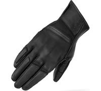 SHIMA MONACO GLV Gants Moto Homologué Femme Cuir Courts Ete Ventilé Protecteur Perforé Gant Protecion Norme Sport Ventilation Scooter Trotinette Motocyclette (Femmes, Noir, L)