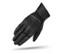 SHIMA MONACO GLV Gants Moto Homologué Femme Cuir Courts Ete Ventilé Protecteur Perforé Gant Protecion Norme Sport Ventilation Scooter Trotinette Motocyclette (Femmes, Noir, L)
