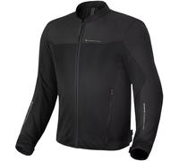 SHIMA OPENAIR Blouson Moto Homme | Veste Moto D'été Légère et Respirante en Maille, Protections CE du dos, des épaules et des coudes, réglage de la largeur (Noir, S)