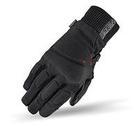SHIMA OSLO WIND MEN Gants Moto Homme - Gants Toute L'année, Coupe-vent, Touchscreen avec Protecteur de Jointure, Absorbeurs D'chocs Poignet, Essuie Visière (Noir, S)