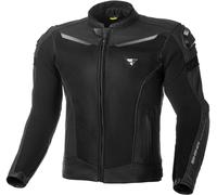 SHIMA Piston Veste moto cuir / textile, noir, Taille 50