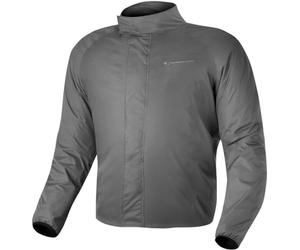 SHIMA RAINSHELL Veste de pluie pour hommes - Veste imperméable - Vêtements de pluie Imperméable avec sac de transport (Gris, M)