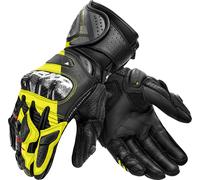 SHIMA RS-3 Gants de moto, noir-jaune, taille L pour homme