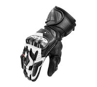 SHIMA RS-3 Gants Moto Homologué Homme Cuir Longues Ete Ventilé Protecteur Perforé Gant Protecion Norme Touchscreen Sport Ventilation Scooter Trotinette Motocyclette (Hommes, Blanc, M)