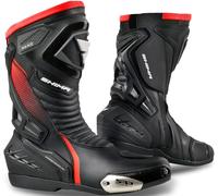 SHIMA RSX-6 Bottes de moto, noir/rouge, Taille 43