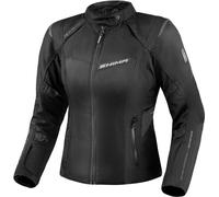 SHIMA Rush 2.0 imperméable à l’eau dames moto textile veste, noir, taille 2XL pour femmes