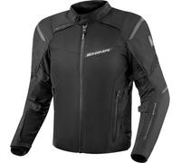 SHIMA Rush 2.0 veste textile de moto imperméable, noir, taille 4XL pour homme