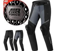 SHIMA Rush 2.0 Vented imperméable Moto Textile Pantalon, noir-gris, taille XL pour homme