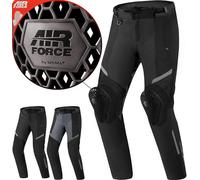 Shima Rush Pantalon Moto Homme Homologué Genouillères Airforce Pantalon De Moto Armure Combinaison de Motos Protection Ajustable Genoux Renforcé Airflow (Hommes, Pantalon Ventilé, Noir, XXL)