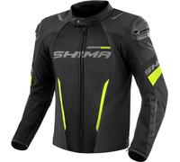 SHIMA Solid 2.0 Vented veste textile de moto imperméable, noir/jaune, Taille 3XL