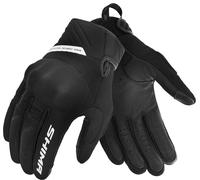 SHIMA Sonic Gants de moto, Noir/Blanc, Taille S