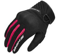 SHIMA SONIC Gants Moto Homologué Femme Textile Cuir Longues Ete Ventilé Protecteur Perforé Gant Protecion Norme Touchscreen Ventilation Scooter Trotinette Motocyclette (Femmes, Rose, L)