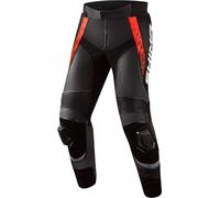 SHIMA STR 2.0 Pantalon en cuir de moto, Noir/rouge clair, Taille 54