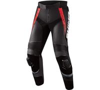 SHIMA STR 2.0 Pantalon en cuir de moto, noir/rouge, Taille 56
