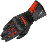 SHIMA STX 2.0 perforé Gants de moto pour dames, noir-rouge, taille L pour femmes