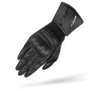 Shima Gants moto STX – Cuir homologué perforé, longs été ventilés, tactile – Femme Noir M