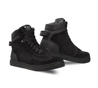 SHIMA SX-2 EVO Chaussure Moto Homme - Botte Moto Hommes Cuir, Renforcées, avec Soutien de la Cheville, Semelle Antidérapante, Coussinet de Protection (Noir, 42)