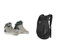 SHIMA SX-2 EVO LADY Chaussure Moto Femme - Botte Moto Femmes Cuir, Renforcées, avec Soutien de la Cheville, Semelle Antidérapante, Coussinet de Protection (Gris, 38) AYRO Backpack