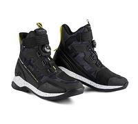 SHIMA TAKESHI VENT, Bottes de Moto Homme - Renforcées, Chaussueres de Motard avec Système de Fermeture ATOP, Support de Cheville, Semelle Antidérapante (Camo, 45)