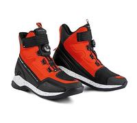 SHIMA Takeshi Vent, Bottes de Moto Homme - Renforcées, Chaussueres de Motard avec Système de Fermeture ATOP, Support de Cheville, Semelle Antidérapante (Rouge, 42)