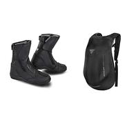 SHIMA TERRA LADY, Bottes Moto Femme | Renforcées, Chaussueres de Motard en Cuir, Support de Cheville, Semelle Antidérapante, (Noir, 40) AYRO Backpack