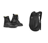 SHIMA THOMSON Lady, Bottes Moto Femme | Renforcées, Chaussueres de Motard en Cuir, Support de Cheville, Semelle Antidérapante, (Noir, 41) AYRO Backpack