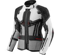 SHIMA Tracker Veste textile moto pour dames, Blanc/Gris/Rouge, Taille M