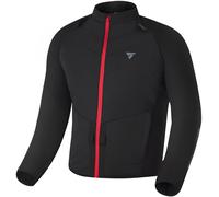 Shima Veste moto hommes WARMUP - matelassée, isolation et manches coupe-vent - L Noir