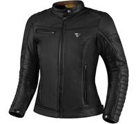 SHIMA Veste en cuir de moto Winchester 2.0 – Noir – Taille M femme