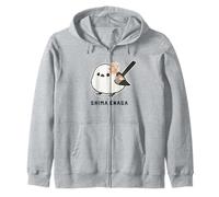 Shimaenaga avec Fleur de Cerisier Hokkaido Oiseau fée des neiges Sweat à Capuche