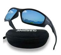 Shimano 2025 Lunettes De Soleil Polarisées Conduite Nuances Mâle Lunettes De Soleil Camping Randonnée Pêche Classique Lunettes De Soleil Uv400 Lunettes - Type Blue With Box #B