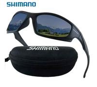Shimano 2025 Lunettes De Soleil Polarisées Conduite Nuances Mâle Lunettes De Soleil Camping Randonnée Pêche Classique Lunettes De Soleil Uv400 Lunettes - Type Dark Grey With Box #A